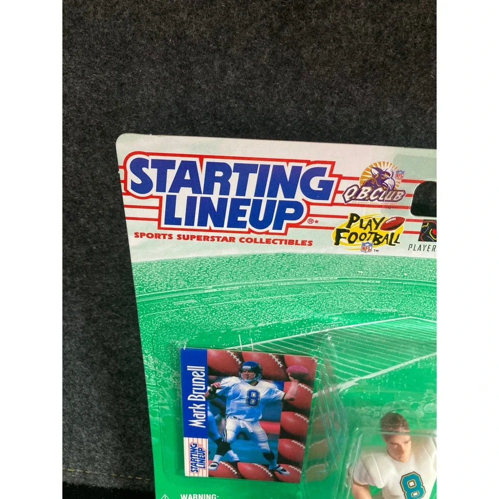 Kenner Starting Lineup Mark Brunell 1997 Jacksonville Jaguars NFL Figure Card